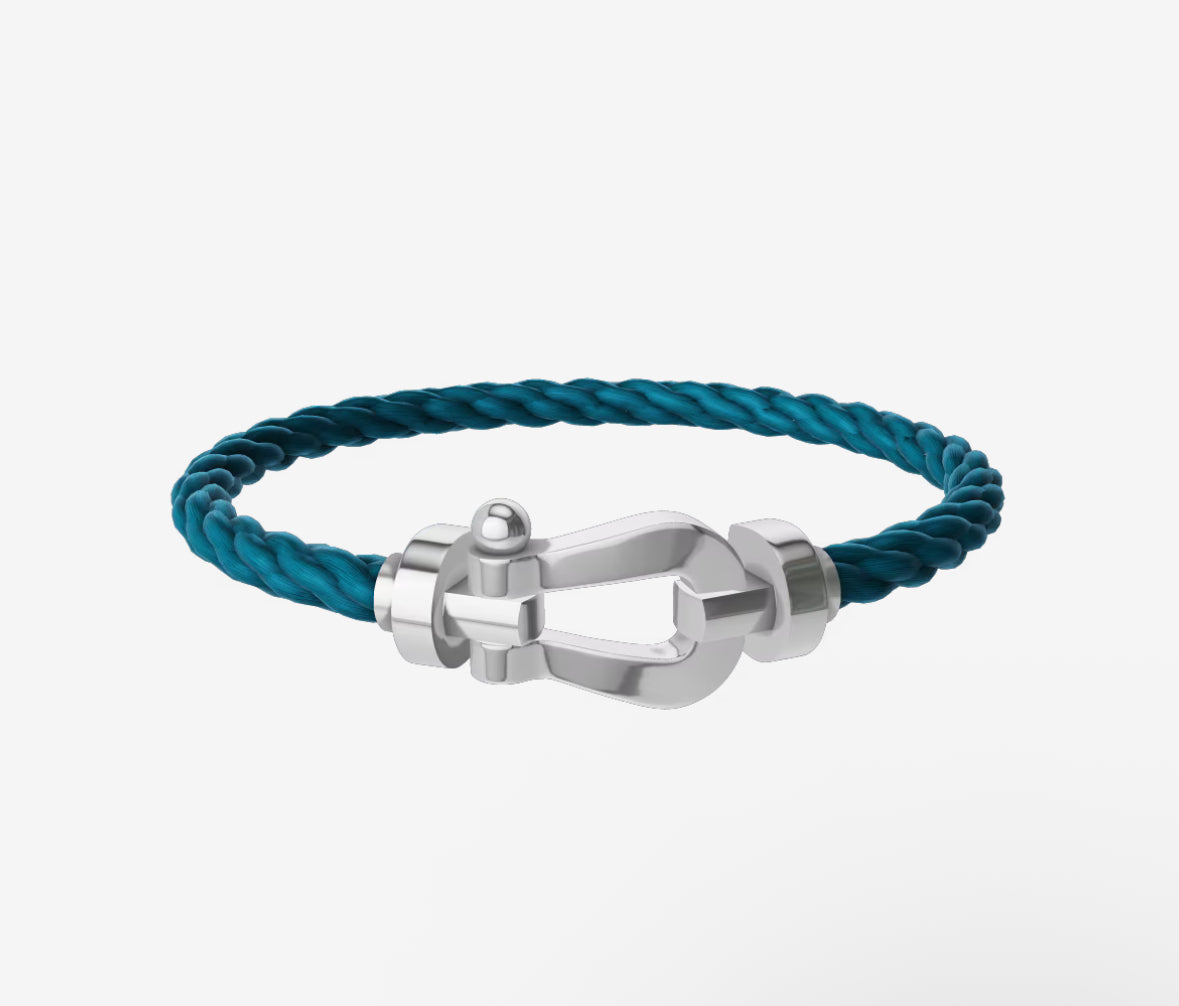 Bracelet Fred Bleu et argenté