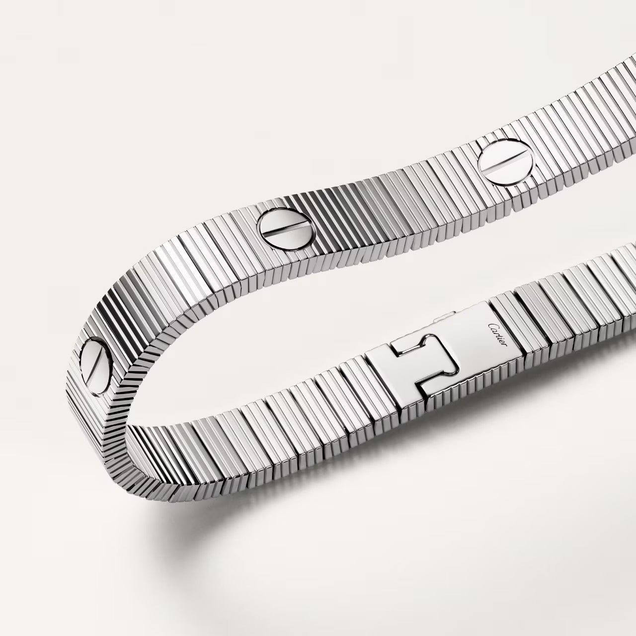 Bracelet Cartier souple en argent