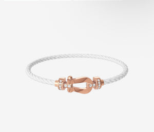 Bracelet Fred Blanc et Or rose