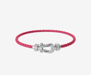 Bracelet Fred Rose et argenté