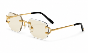 Lunettes soleil de Cartier or