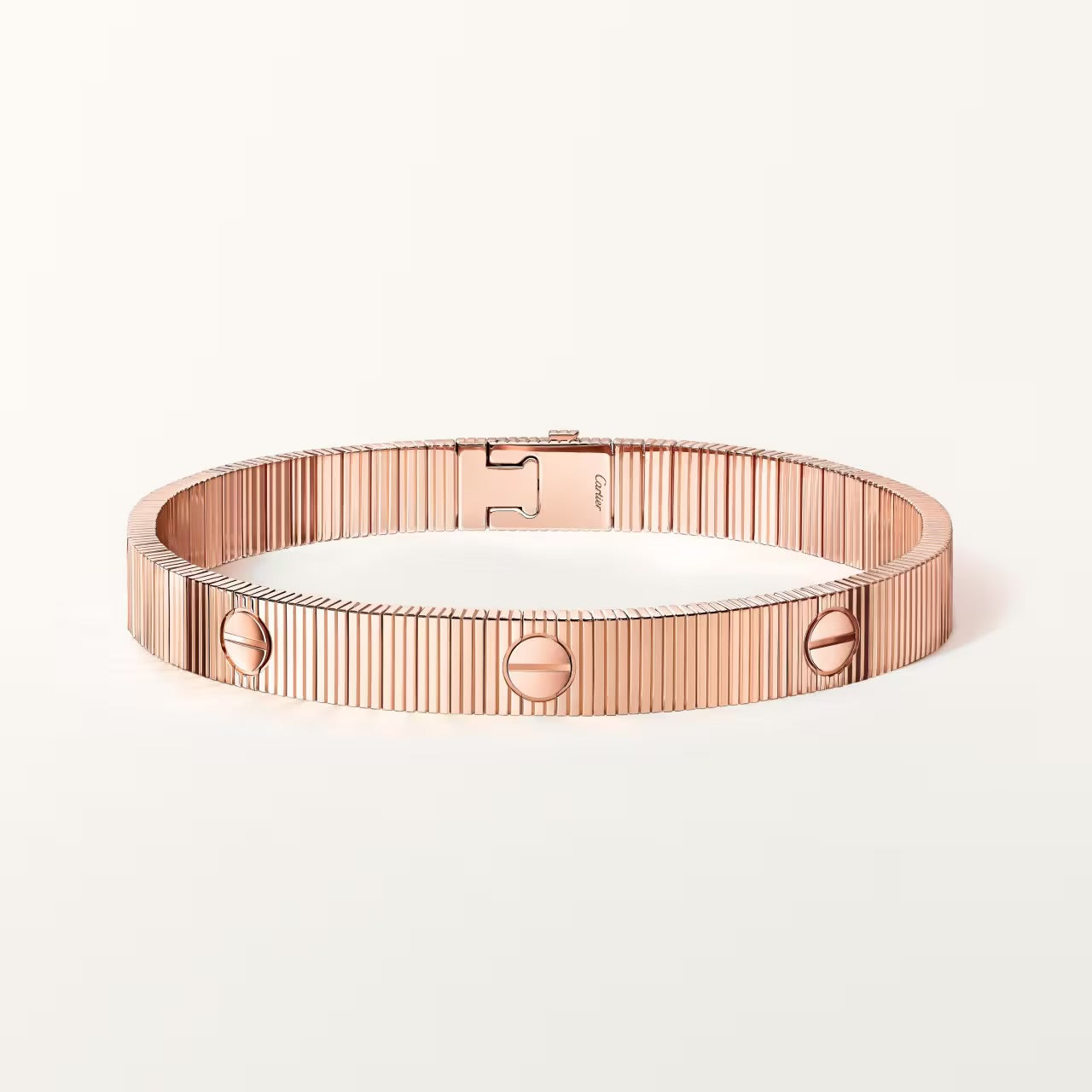 Bracelet Cartier souple en or rose
